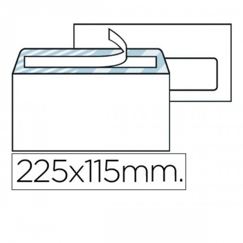 Aploksnes Liderpapel SB07 Balts Papīrs 115 x 225 mm (500 gb.) image 1