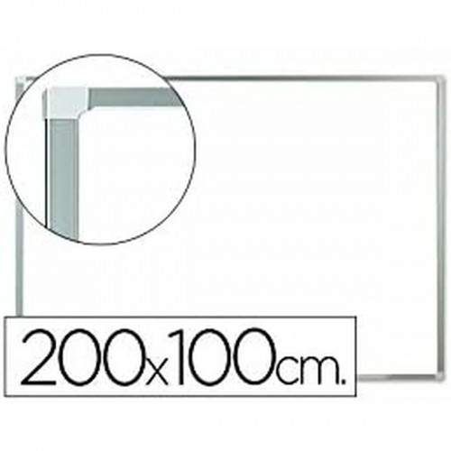 Magnetic board Q-Connect KF03580 White Aluminium 200 x 100 cm image 1