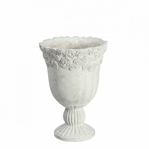 Vase White Cement 28 x 28 x 39 cm image 1