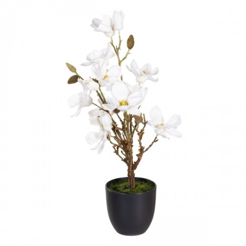 Bigbuy Home Декоративное растение полиэстер полиэтилен Железо 30 x 30 x 60 cm Magnolia image 1