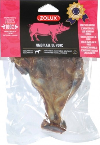 ZOLUX Pork shoulder bone - Dog treat - 150g image 1