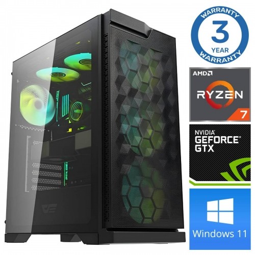 INTOP Ryzen 7 5700X 32GB 500SSD M.2 NVME GTX1650 4GB WIN11Pro image 1