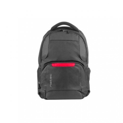 Natec | Fits up to size  " | Laptop Backpack Eland | NTO-1386 | Backpack | Black | 15.6 " | Shoulder strap image 1