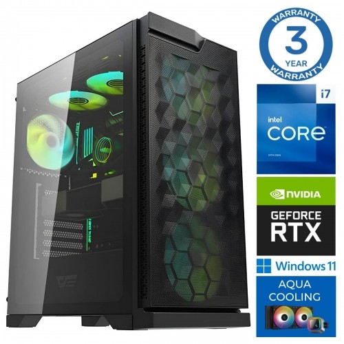 INTOP AQUA i7-14700F 64GB DDR5 2TB SSD M.2 NVME+2TB RTX4060Ti 8GB WIN11Pro image 1