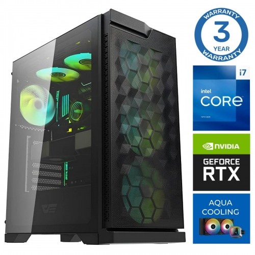 INTOP AQUA i7-14700F 64GB DDR5 2TB SSD M.2 NVME+2TB RTX4060Ti 8GB no-OS image 1