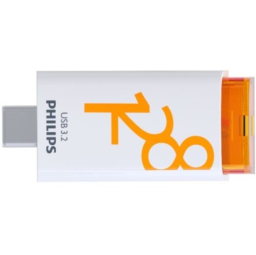 PHILIPS USB-C 3.2 Gen 1 Flash Drive Click sunrise Orange 128GB image 1