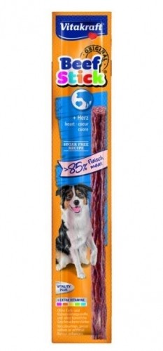Vitakraft Beef Stick - Kabanaos with hearts for dogs 12 g image 1