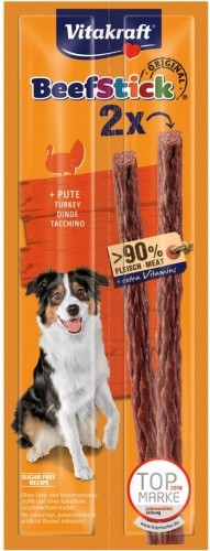 VITAKRAFT Beef Stick with turkey - dog treat - 2 x 12 g image 1