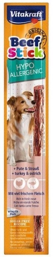 VITAKRAFT Beef Stick Hypoallergenic turkey with ostrich - dog treat - 12 g image 1