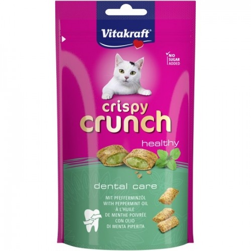 Vitakraft Crispy Crunch Cat Snacks Peppermint 60 g image 1