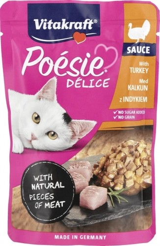 VITAKRAFT POESIE DELICE turkey for cats - wet cat food - 85 g image 1