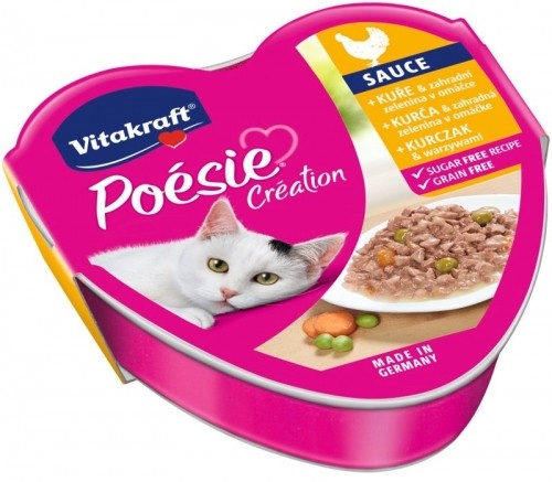 VITAKRAFT POESIE CREATION SOS chicken/vegetables - wet cat food - 85 g image 1