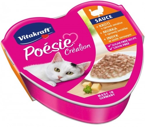 VITAKRAFT POESIE CREATION SOS turkey/cheese - wet cat food - 85 g image 1