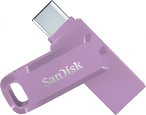 Zibatmiņa SanDisk Ultra Dual Drive Go USB-A | USB Type-C 128GB Lavender image 1