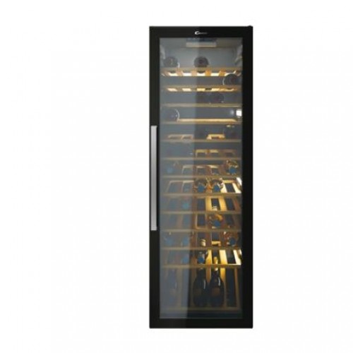 Candy | Wine Cooler | CWC 200 EELW/NF | Energy efficiency class G | Free standing | Bottles capacity 81 | Black image 1