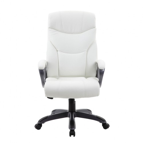 Darba krēsls CONNOR 73,5x65,5xH115-124cm, sēdvieta un atzveltne: ādas aizvietotājs, krāsa: balts image 1