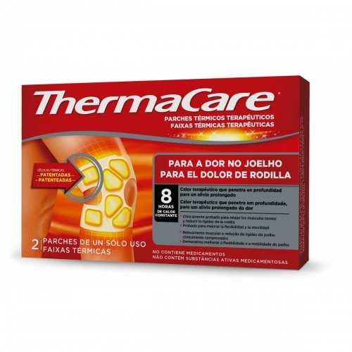 Adhesive Body Heat Patches Thermacare Rodillas 2 Units image 1