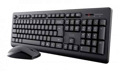 Trust Primo keyboard Mouse included RF Wireless QWERTY US English Black image 1