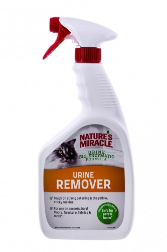 NATURE'S MIRACLE Urine Remover Cat - Spray for cleaning and removing dirt  - 946 ml image 1