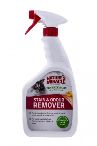 NATURE'S MIRACLE Stain&Odour Remover Melon Cat - Spray for cleaning and removing dirt  - 946 ml image 1