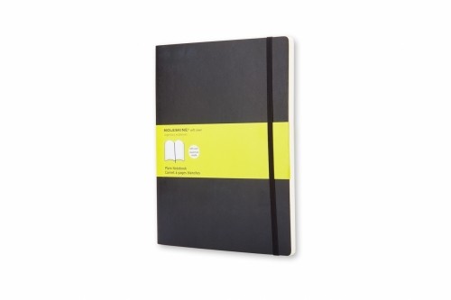 Записная книжка Moleskine Classic 19х25см, белые листы, мягкая обложка, черная image 1