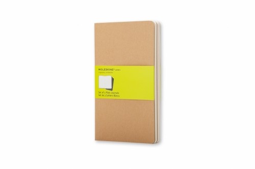 Записная книжка Moleskine Cahier 13х21см, белые листы, мягкая обложка, коричневая image 1