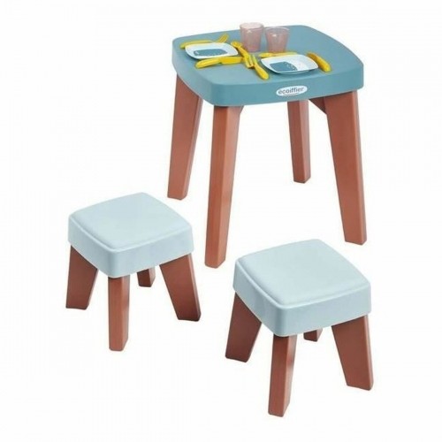 Table and 2 chairs Ecoiffier Plastic Multicolour (13 Pieces) image 1