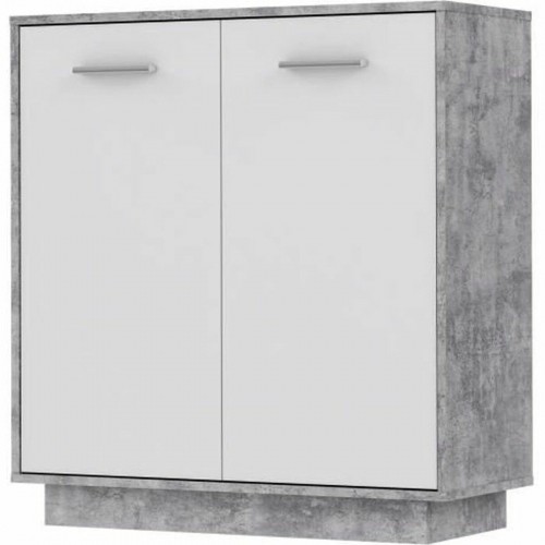 Storage furniture Wood Light grey White (88,9 x 34,2 x 88,1 cm) image 1