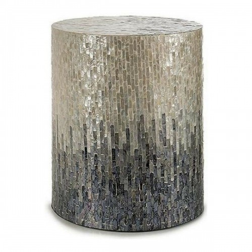 Stool Grey Faded effect (40 x 46 x 40	 cm) Faded effect image 1