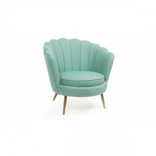 Кресло DKD Home Decor Зеленый Серебристый Металл Пластик 80 x 75 x 86 cm image 1