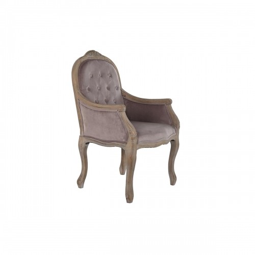 ēdamistabas krēsls DKD Home Decor Rozā Dabisks 62 x 55 x 100 cm 63,5 x 50 x 102 cm image 1