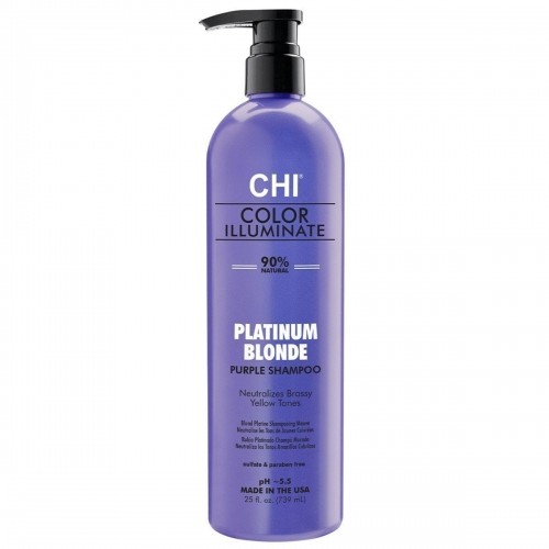 Colour Neutralising Shampoo Farouk Chi Color Illuminate Platinum Blonde 739 ml image 1