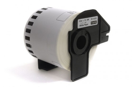 Labels JetWorld Replacement Brother DK Black on White 62mm*30.48m DK44205, DK-44205, DK44.205 image 1