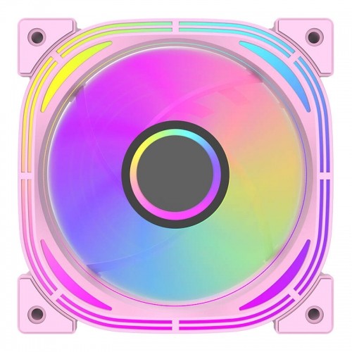 Darkflash INF24 5in1 ARGB Computer fan set (pink) image 1