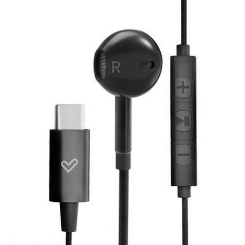 Headphones with Microphone Energy Sistem Smart 2 Black image 1