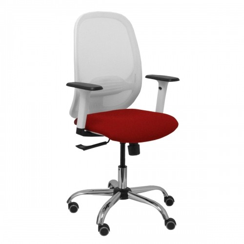 Office Chair P&C 354CRRP White Maroon image 1