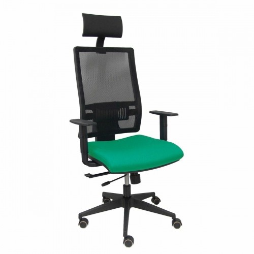 Office Chair with Headrest P&C B10CRPC Emerald Green image 1