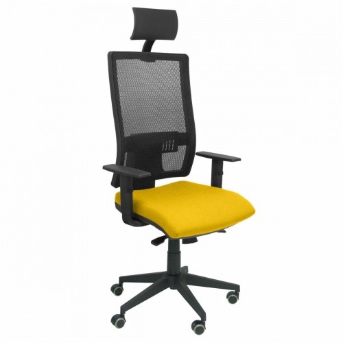Biroja krēsls ar galvas atbalstu Horna bali P&C BALI100 Dzeltens image 1