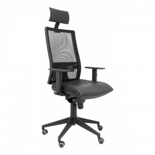 Office Chair with Headrest Horna  P&C Black image 1