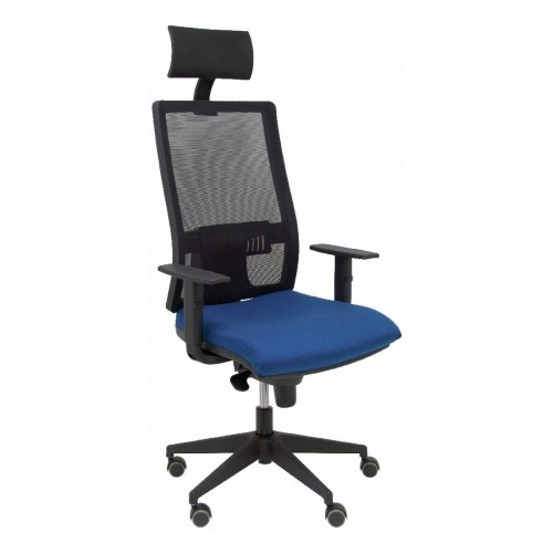 Office Chair with Headrest Horna  P&C BALI200 Navy Blue image 1