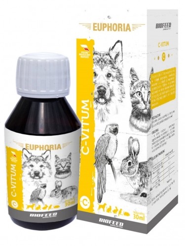 BIOFEED Euphoria C-Vitum - cat and dog vitamins - 30ml image 1
