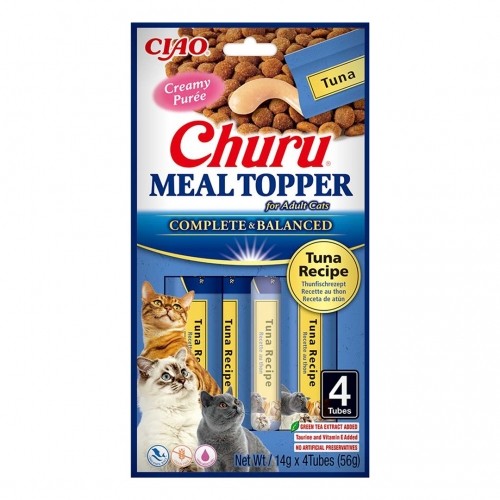 INABA Churu Meal Topper Tuna - cat treats - 4 x 14g image 1