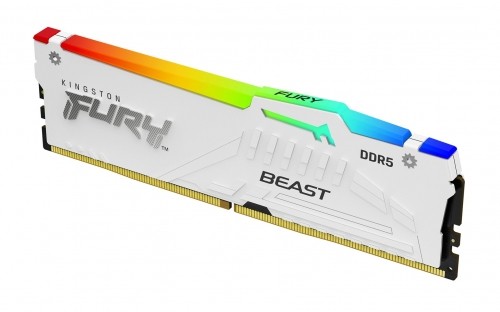 Kingston Technology FURY Beast 16GB 6000MT/s DDR5 CL36 DIMM White RGB EXPO image 1