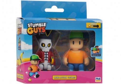 STUMBLE GUYS - MINI FIGURKI- ZESTAW 2 FIGUREK VER.A image 1