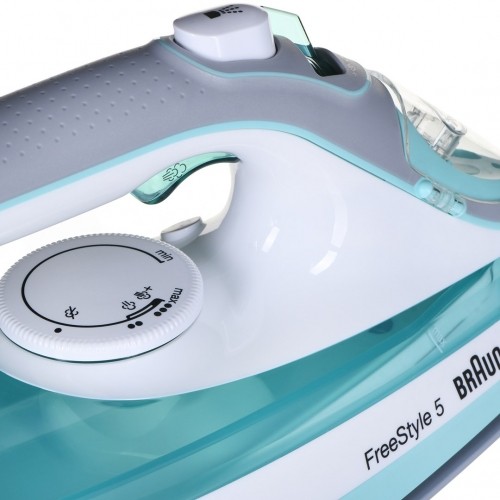 Braun TexStyle 3 SI 5017 GR Steam iron Ceramic soleplate 2700 W Grey, Turquoise, White image 1