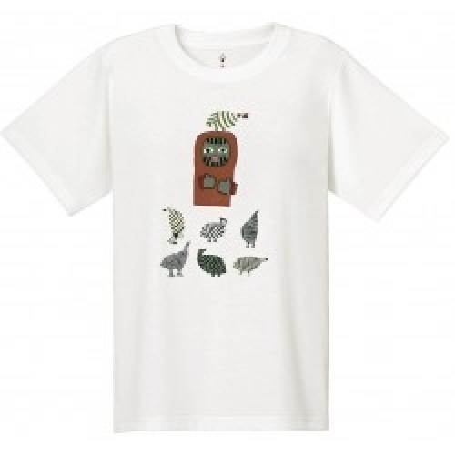 Mont-bell Krekls WICKRON T-Shirt TORI TO YAMAOTOKO W L White image 1