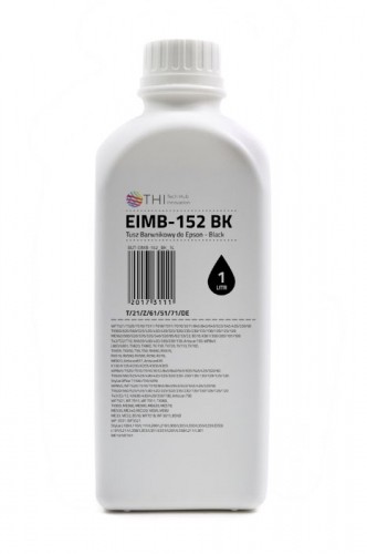 THI Bottle Black Epson 1L high density Dye ink INK-MATE EIMB152 image 1
