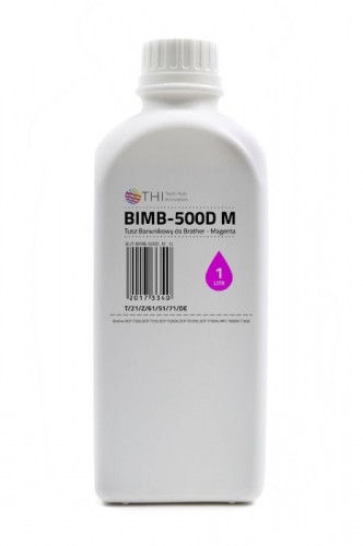 THI Bottle Magenta Brother 1L Dye ink INK-MATE BIMB500D image 1