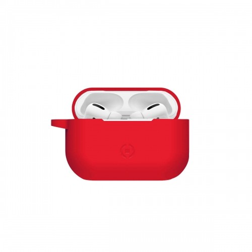 Protective Case Celly AIRPODS PRO Headphones Red Silicone Plastic image 1