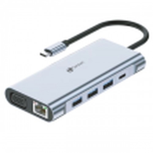 USB Hub LEOTEC Grey image 1